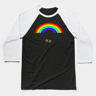 Gold Me Rainbow of Positivity Baseball T-Shirt